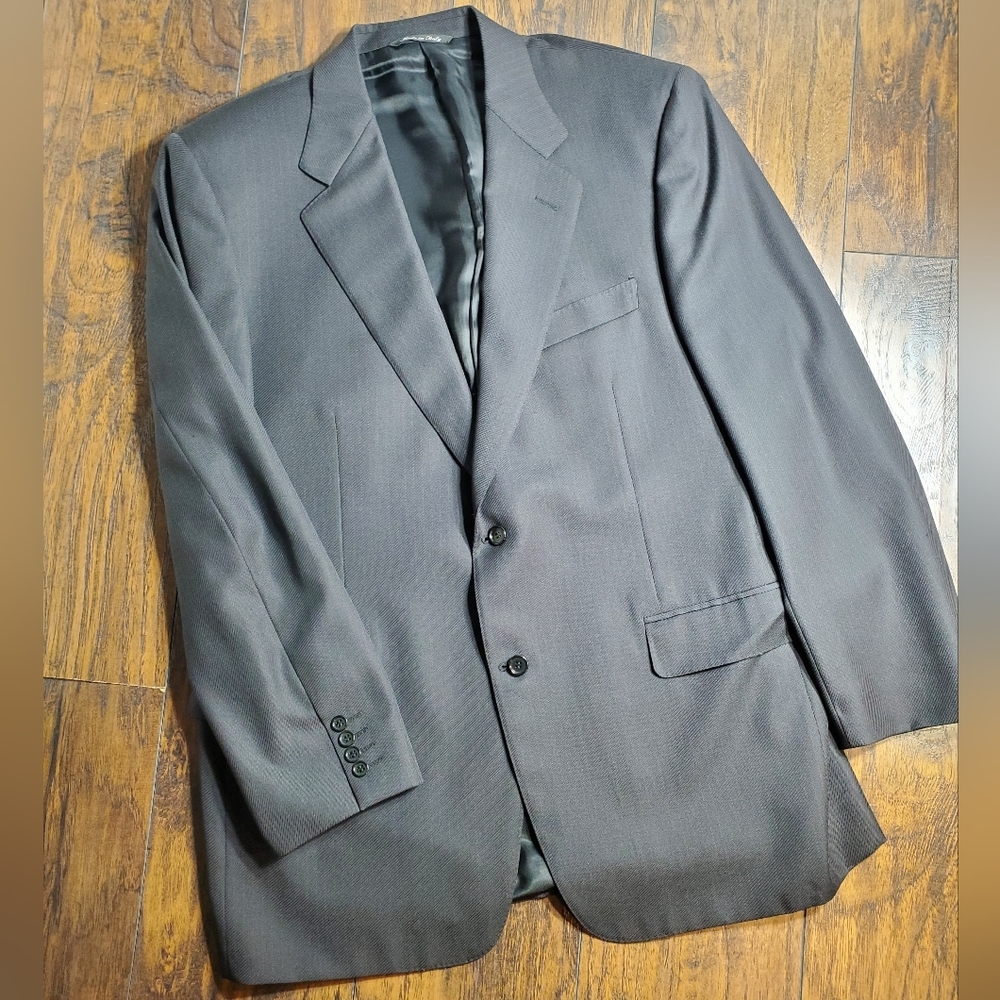 Canali 100% virgin wool Navy blue blazer sz‎ 44R